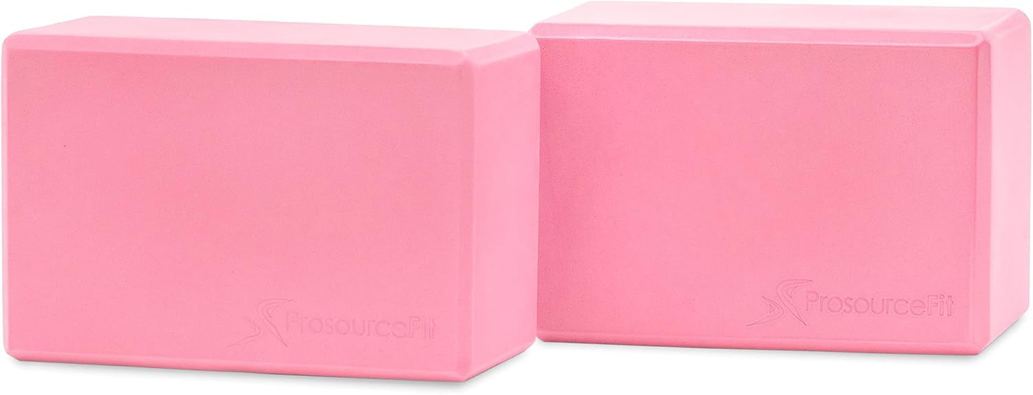 Foam Yoga Blocks, High Density EVA Yoga Bricks 4”X 6” X 9” (Set of 2)